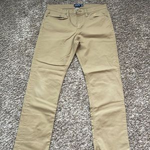 Mens Chaps straight fit khakis 34x32
